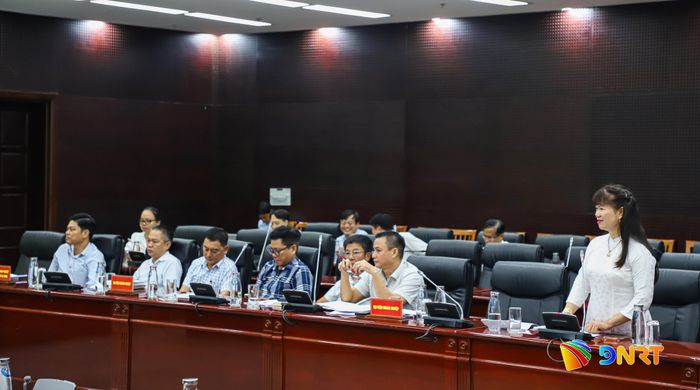 Đại diện doanh nghiệp phát biểu ý kiến. Ảnh: NGỌC PHÚ