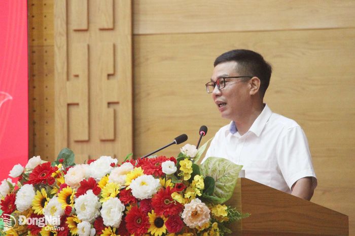 Đại diện các cơ quan, đơn vị tham luận tại hội nghị. Ảnh: Trần Danh