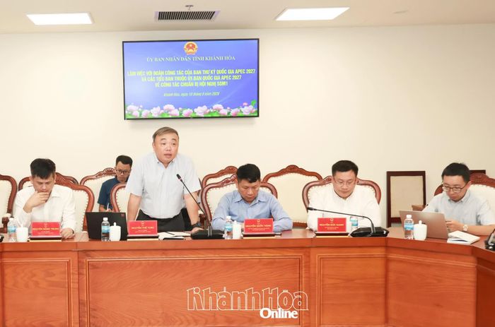 Đại diện Ban Thư ký APEC 2027 trao đổi sơ bộ kế hoạch tổ chức Hội nghị SOM 1.