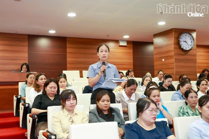 Chủ tịch Hội Liên hiệp Phụ nữ phường Ba Ngòi ý kiến về phụ cấp chức vụ đối với chức danh phó chủ tịch hội.