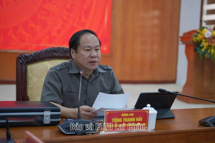 Đồng chí Tống Thanh Hải – Phó Chủ tịch Thường trực UBND tỉnh, Trưởng Ban Chỉ đạo tỉnh phát biểu kết luận hội nghị.