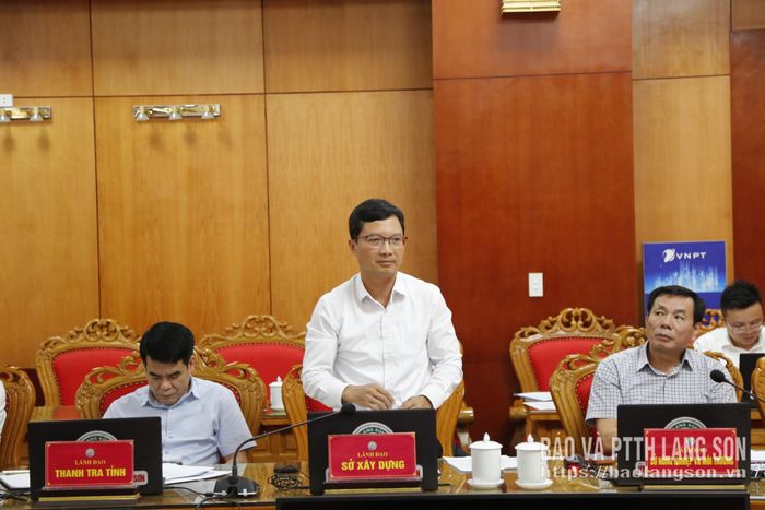 Lãnh đạo Sở Xây dựng bổ sung các thông tin liên quan đến công tác điều chỉnh quy hoạch