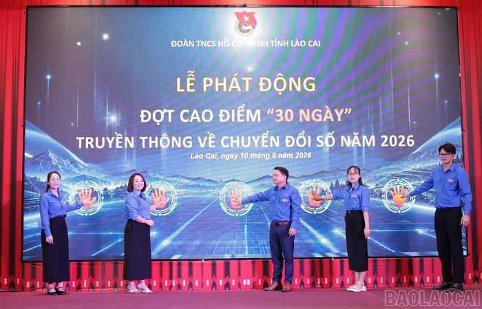 Phát động cao điểm “30 ngày” truyền thông về chuyển đổi số năm 2026.