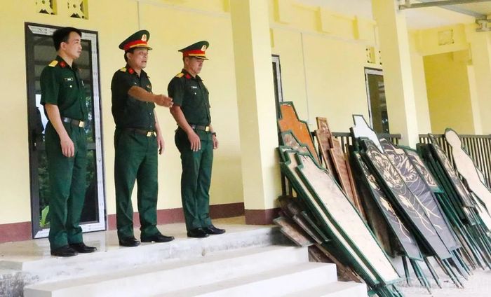 Kiểm tra hệ thống bia bảng dụng cụ huấn luyện.
