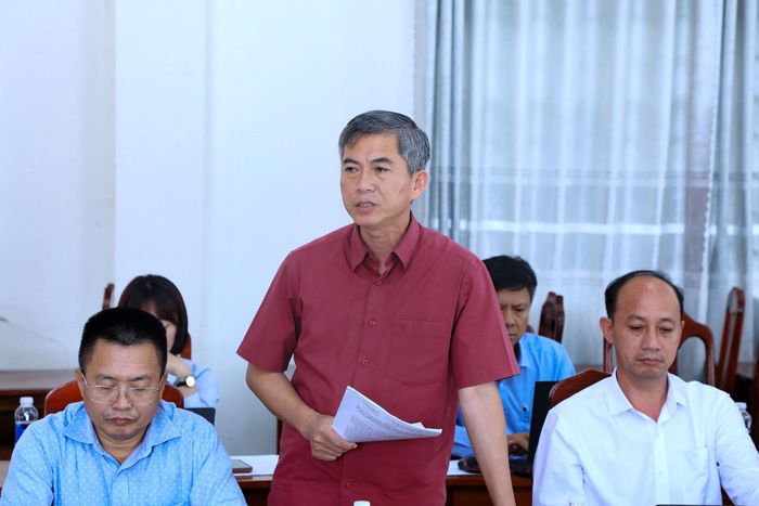 Phó Giám đốc Sở Dân tộc và Tôn giáo Lâm Đồng Nguyễn Hoàng Đạo đề nghị quan tâm phân bổ các tiêu chí, tránh dồn nguồn lực cho hạ tầng, không quan tâm các tiêu chí khác