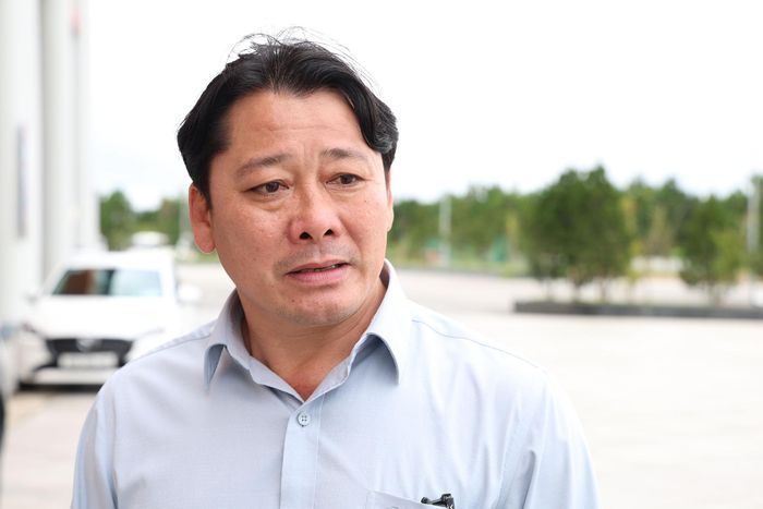 Ông Lê Ngọc Quang, Phó Giám đốc Sở Văn hóa, Thể thao và Du lịch, Trưởng Ban Tổ chức môn điền kinh