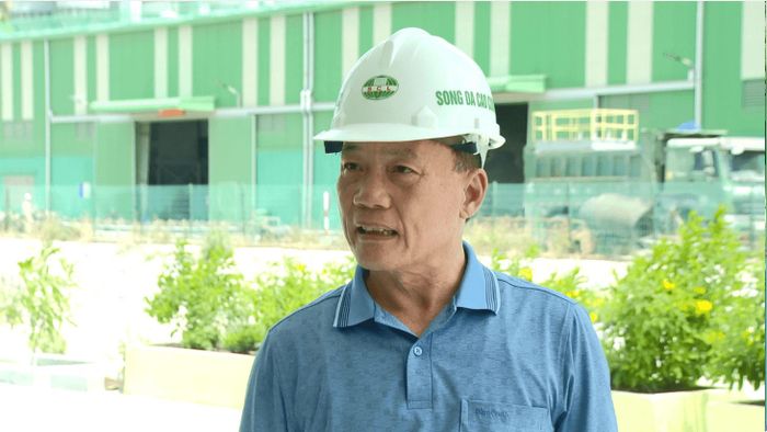 Ông Vũ Đình Dũng, Trưởng Ban Điều hành Dây chuyền phân tách tro, xỉ, Công ty Cổ phần Sông Đà Cao Cường