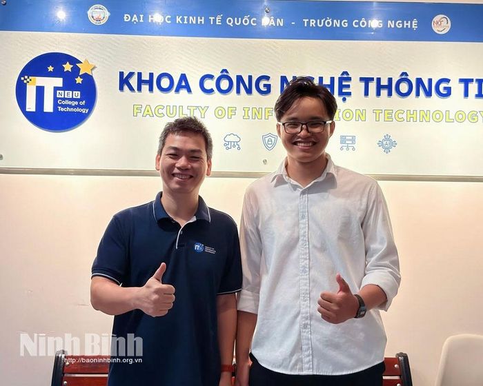 Tiến sĩ Phạm Xuân Lâm, Trưởng khoa Công nghệ Thông tin, Đại học Kinh tế Quốc dân, người hướng dẫn Duy Việt trong quá trình học tập và nghiên cứu.