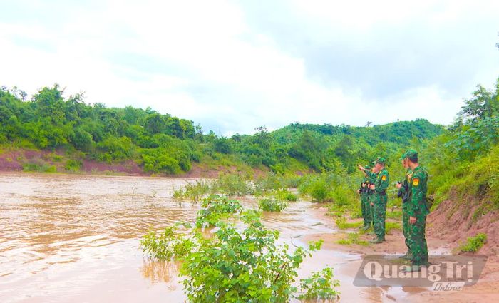 Lực lượng Biên phòng tuần tra, kiểm soát khu vực biên giới - Ảnh: B.C