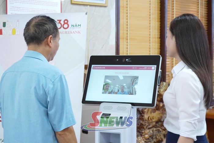 Giải pháp Kiosk hành chính công thông minh đang được triển khai tại Agribank Chi nhánh tỉnh Sơn La.