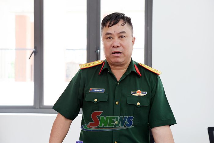 Chủ đầu tư phát biểu ý kiến tại chương trình kiểm tra.