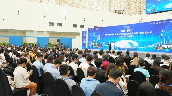 Các đại biểu tham dự Sự kiện Khai mạc Tuần lễ Công nghiệp và Công nghệ Việt Nam 2026.