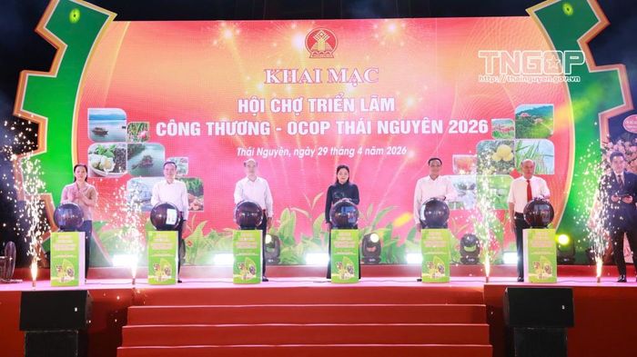 Ninh Bình tham gia Hội chợ triển lãm Công thương - OCOP Thái nguyên 2026. (Ảnh:thainguyen.gov.vn)