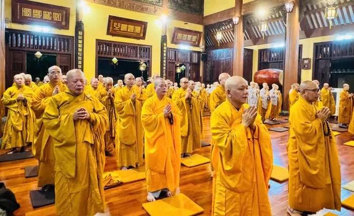 Sau ba tháng an cư, chư Tăng Ni thuộc Q.Tân Bình (cũ) vẫn duy trì Bố-tát nửa tháng một lần