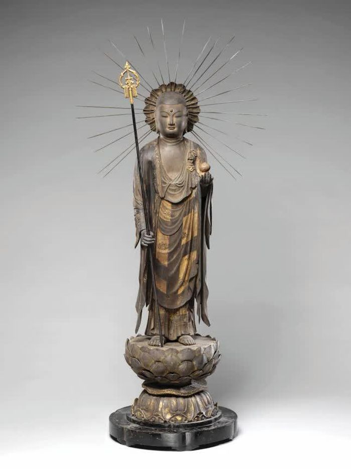 Đại Tạng Đại sĩ, tượng gỗ sơn thếp, thời kỳ Kamakura, thế kỷ XIV, Nhật Bản
