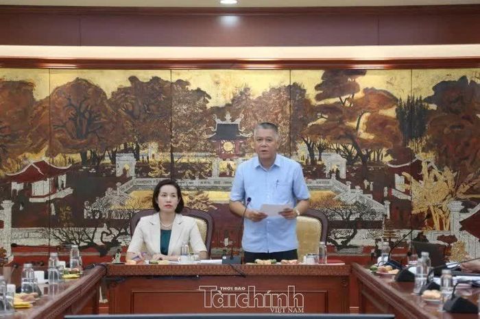 Ông Lê Thành Quân - Vụ trưởng Vụ Phát triển hạ tầng phát biểu tại hội nghị. Ảnh: Đức Minh