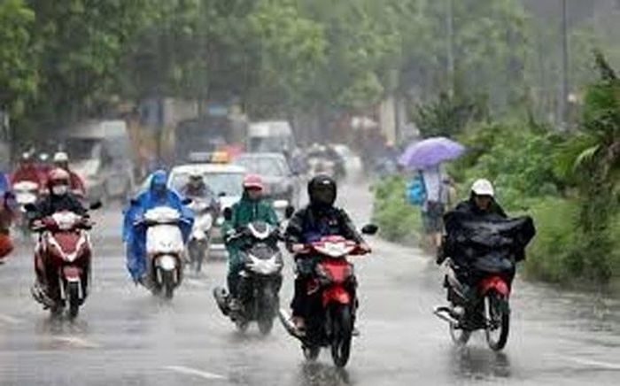 Khu vực TP. Hà Nội có mưa rào và dông rải rác, cục bộ có nơi mưa to. Ảnh minh họa