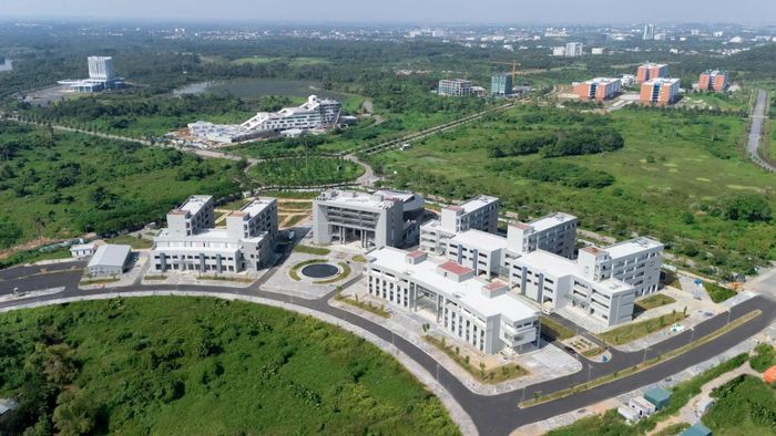 Một góc đô thị Đại học Quốc gia Hà Nội tại Hòa Lạc