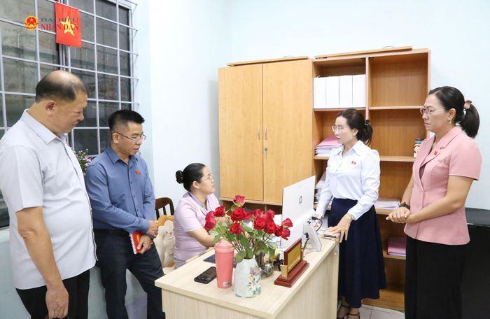 Đoàn khảo sát kiểm tra công tác tiếp nhận, xử lý đơn thư tố cáo, khiếu nại của công dân