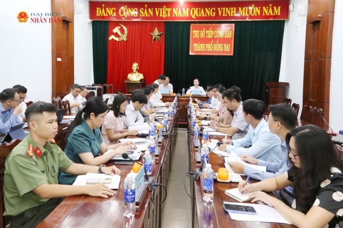 Đoàn khảo sát của Ủy ban Dân nguyện và Giám sát làm việc với Ban Tiếp công dân TP. Đồng Nai