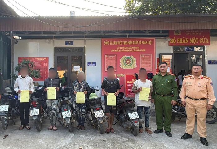 Với các hành vi đã được làm rõ, lực lượng chức năng xử phạt 5 trường hợp với tổng số tiền 22,775 triệu đồng.