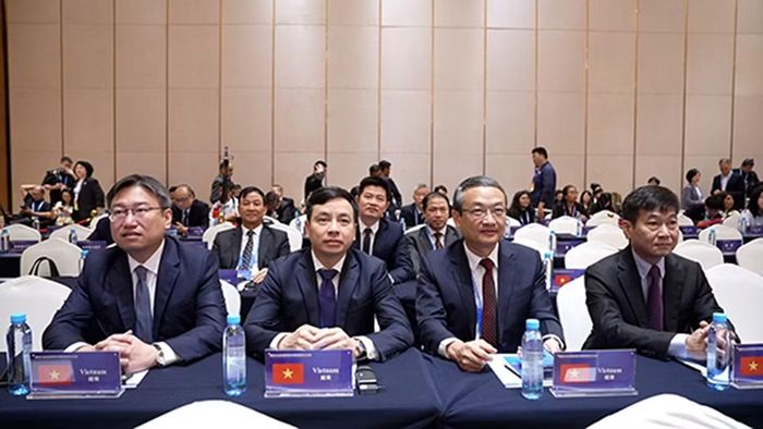 Đoàn đại biểu Bộ Công an Việt Nam tham dự hội nghị.