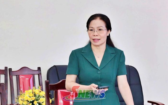 Chủ tịch Hội Khuyến học Sơn La Mai Thu Hương. Ảnh: Báo Sơn La