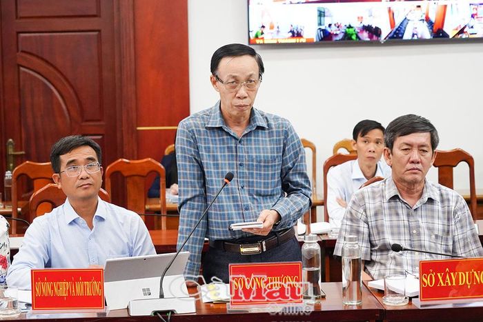  Phó Giám đốc Sở Công Thương Tô Minh Đương đề nghị các địa phương rà soát các chỉ tiêu ngành Công Thương, cập nhật vào quy hoạch, làm cơ sở triển khai các dự án thời gian tới.