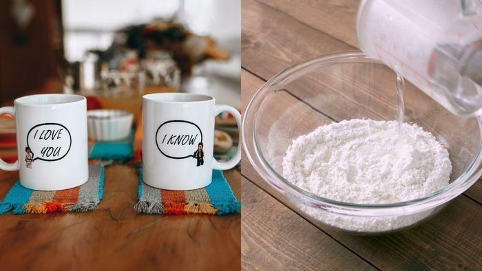 Ngoài ra, bạn có thể dùng các nguyên liệu như baking soda, giấm, vỏ trứng hoặc kem đánh răng. Ảnh minh họa