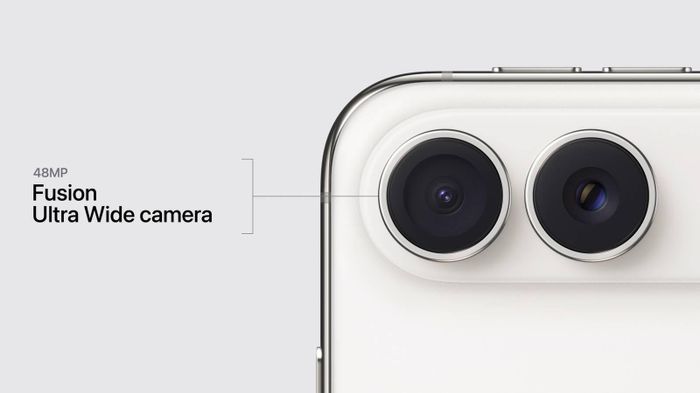 Camera Fusion góc siêu rộng 48 MP.