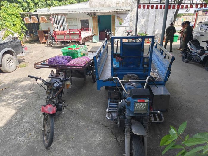 Xe lôi và xe ba gác mất an toàn khi tham gia giao thông