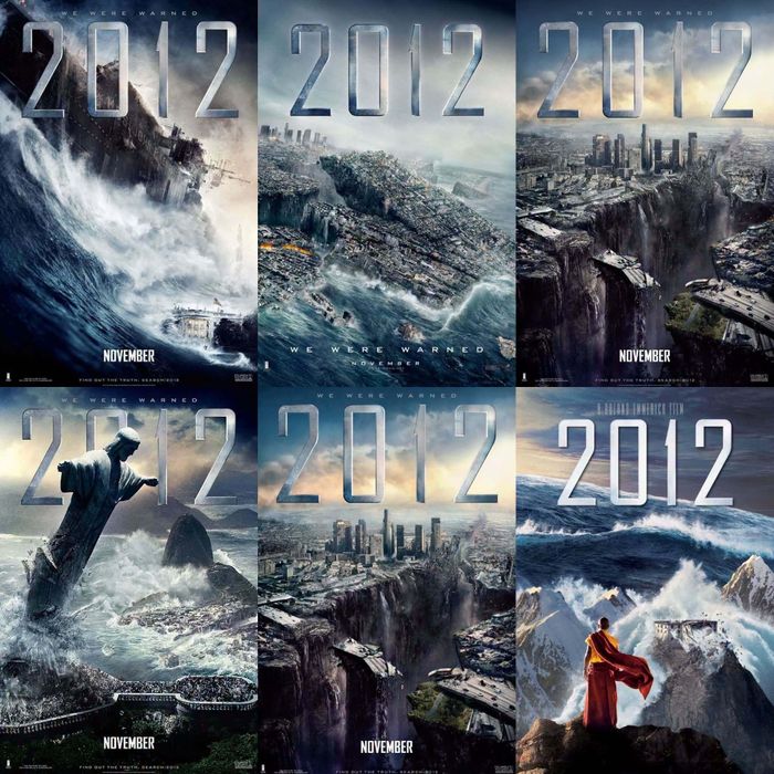 Những hình ảnh khủng khiếp ngày tận thế trong phim 2012.