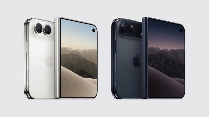 iPhone Duo đánh dấu Apple lần đầu bước vào thị trường điện thoại màn hình gập. Ảnh: Apple