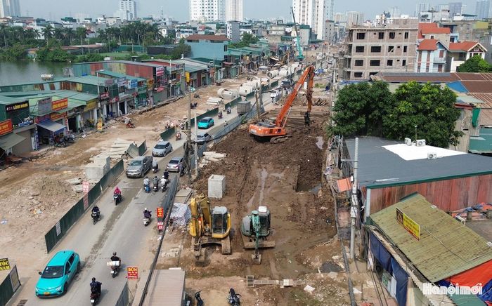 Dự án đi qua địa bàn các phường Vĩnh Hưng, Hoàng Mai, Vĩnh Tuy, Lĩnh Nam, Tương Mai với gần 98.346m2 đất phải thu hồi, liên quan 800 hộ dân và 34 tổ chức.