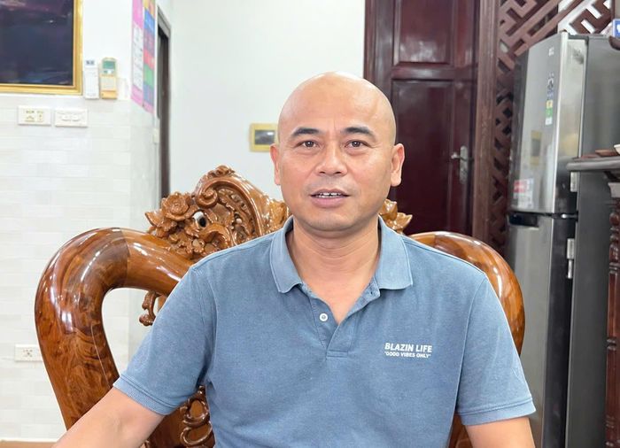 Anh Vũ Hồng Quân, anh trai của em Vũ Thành Trung chia sẻ. Ảnh: Đào Tuyết