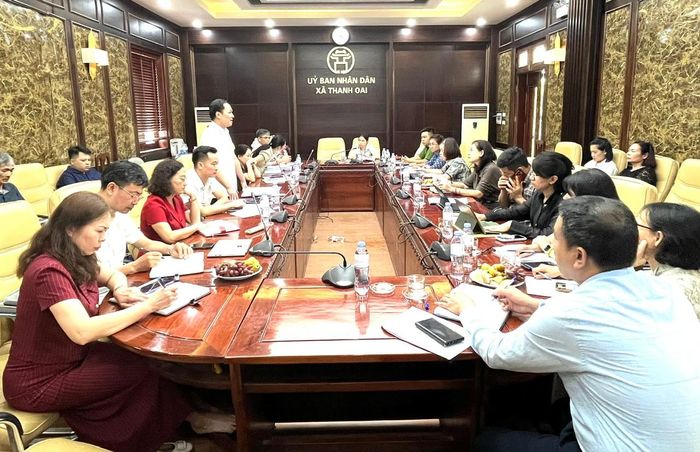 Quang cảnh buổi làm việc. Ảnh: Lê Nguyễn