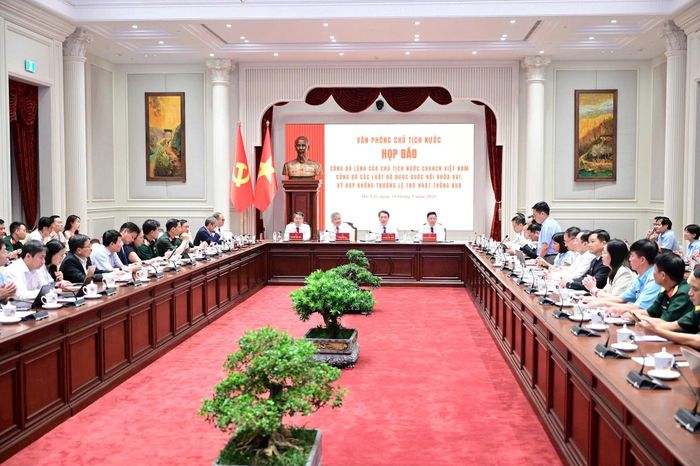 Quang cảnh họp báo. Ảnh: TT