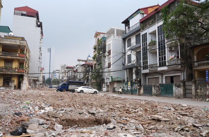Theo thiết kế, dự án dài 340m, mặt cắt tuyến rộng 21,25m. Ảnh: Ngọc Tú