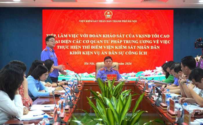Quang cảnh buổi khảo sát. Ảnh: N.N