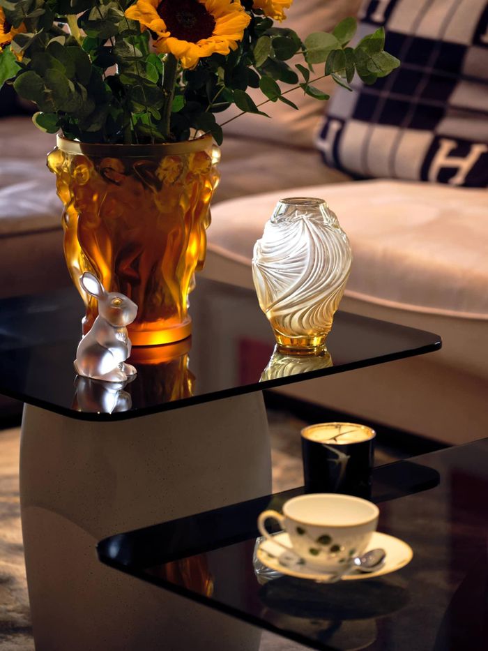 Không gian phòng khách sang chảnh nhưng vẫn vô cùng ấm áp.