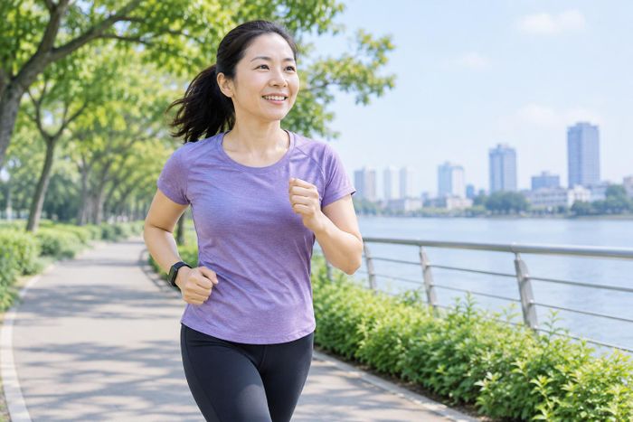 Tập cardio đều đặn không chỉ giúp cải thiện thể lực tim phổi mà còn hỗ trợ sức bền, giấc ngủ, hệ cơ xương, sức khỏe não bộ. Ảnh: AI.