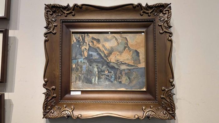 Bức "Xưởng quân giới", tranh sơn dầu họa sĩ Tổ Ngọc Vân sáng tác năm 1951