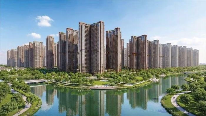 Phối cảnh khu đô thị đa mục tiêu Bắc Thăng Long Urban City được khởi công xây dựng vào tháng 2/2026, một trong những khu đô thị bố trí tái định cư cho người dân dự án Trục đại lộ cảnh quan sông Hồng. (Ảnh: Chủ đầu tư dự án)
