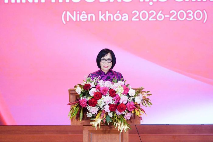 Thứ trưởng Bộ Tư pháp Đặng Hoàng Oanh phát biểu tại buổi lễ.