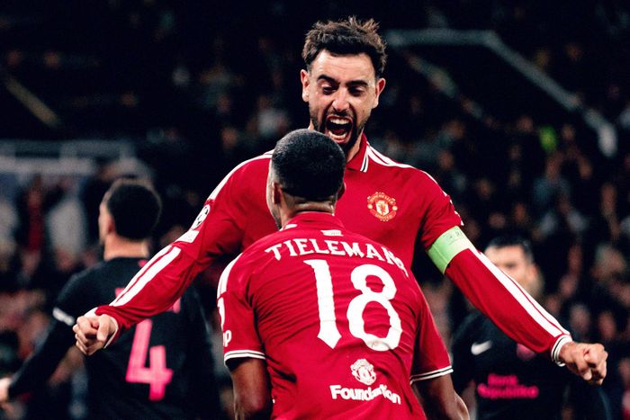 Bruno Fernandes thể hiện vai trò thủ lĩnh. Ảnh: MUFC