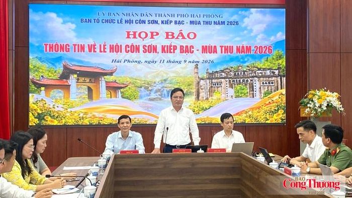 TP. Hải Phòng họp báo thông tin về Lễ hội Côn Sơn, Kiếp Bạc - mùa Thu năm 2026.