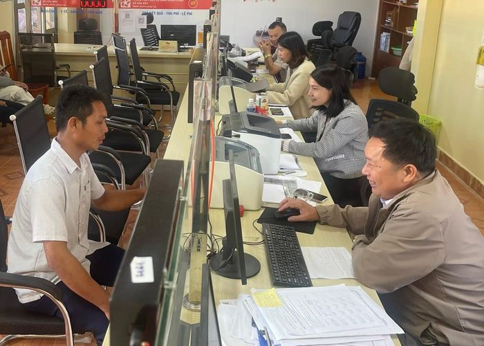 Trung tâm Phục vụ hành chính công xã Hòa Bắc nỗ lực đồng bộ thông tin hồ sơ đất đai và dữ liệu dân cư, giúp việc giải quyết thủ tục hành chính của người dân được thuận lợi