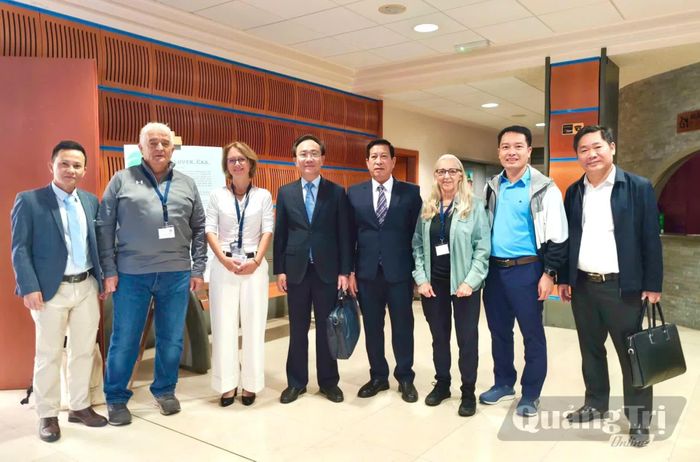Đoàn công tác tỉnh Quảng Trị tham dự các sự kiện bên lề tại hội nghị ở Slovenia - Ảnh: T.Đ