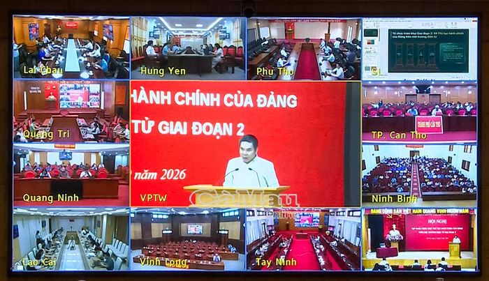 Hội nghị được tổ chức trực tiếp kết hợp trực tuyến đến hơn 2.480 điểm cầu.