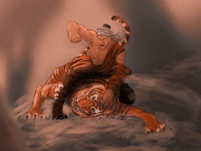 Võ Tòng sở hữu sức mạnh phi thường.